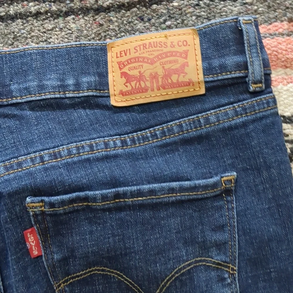 Levi's Denim Shorts with Patches - Picture 2 of 12